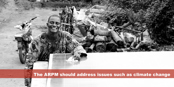 The ARPM should address issues such as climate change
