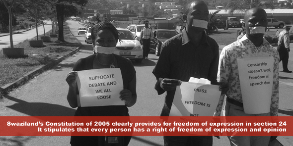 Swaziland’s Constitution of 2005 clearly provides for freedom of expression in section 24 - It stipulates that every person has a right of freedom of expression and opinion